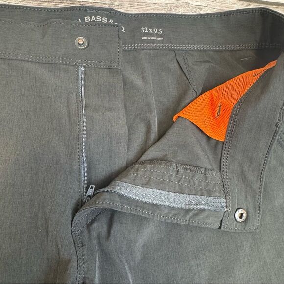 G.H. Bass & Co. Men's Casual Shorts Grey Gray 32 9.5 Inseam Quick Dry Pockets - Picture 4 of 11